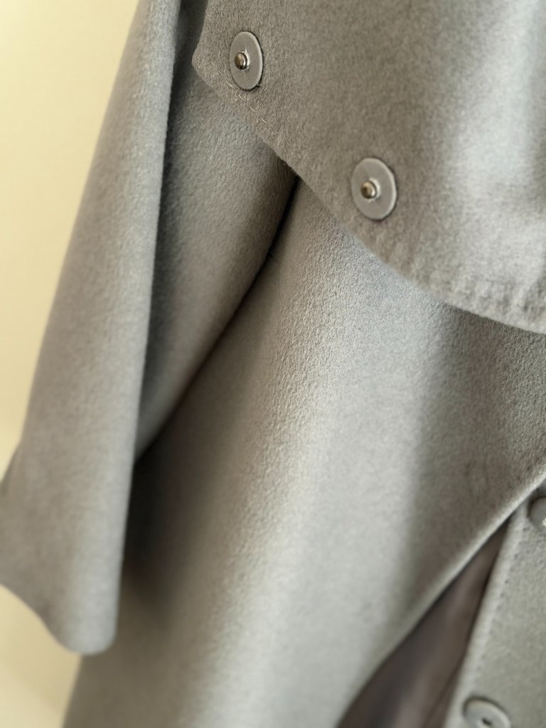 Cashmere Coat From Lan Jaenicke - Heather Grey — image 5 of 8